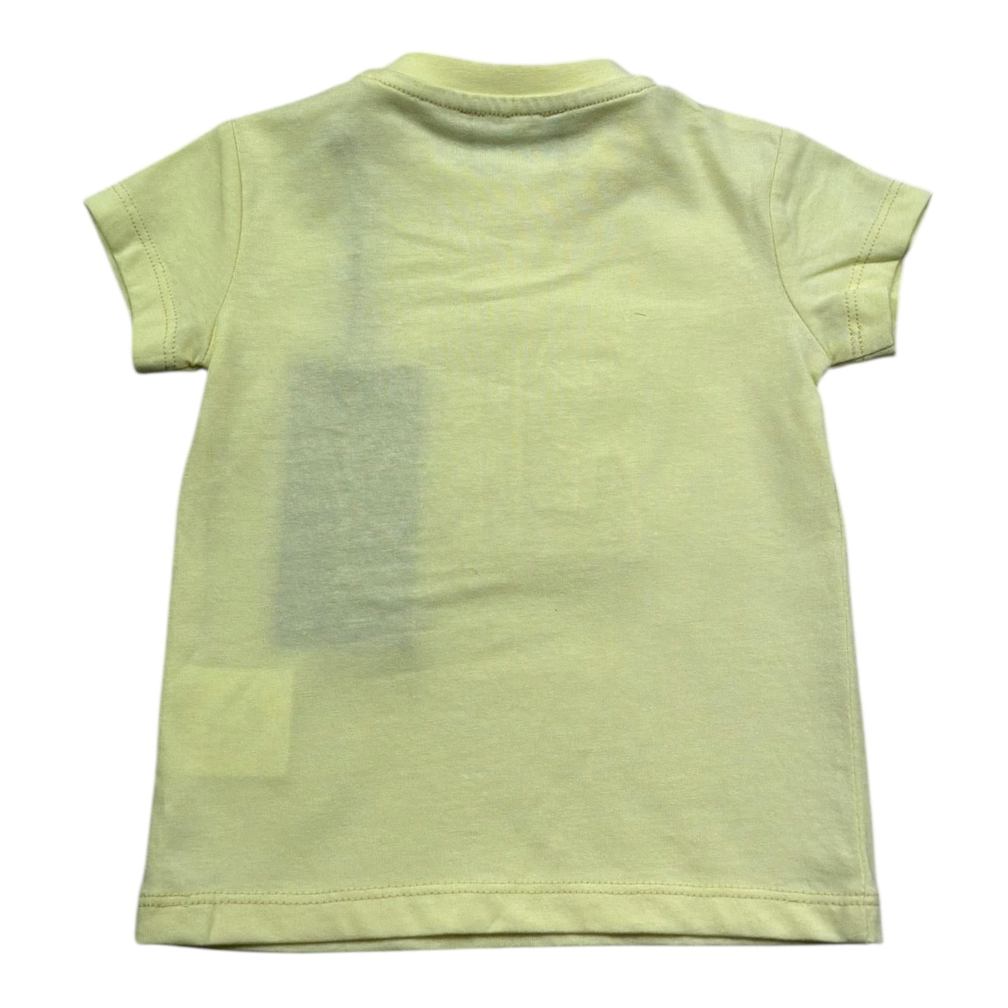 John Richmond T-Shirt Girocollo Tinta Unita con Logo per Neonato RIP26008TS GIALLO JOHN RICHMOND 