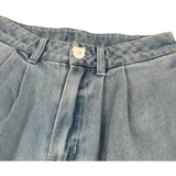 Moschino Jeans Tinta Unita con Girovita Regolabile per Bambina HDP06W AZZURRO MOSCHINO 