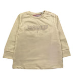 CESARE PACIOTTI shirt girocollo tinta unita con stampa Panna per Neonato TSP5373B PANNA CESARE PACIOTTI 