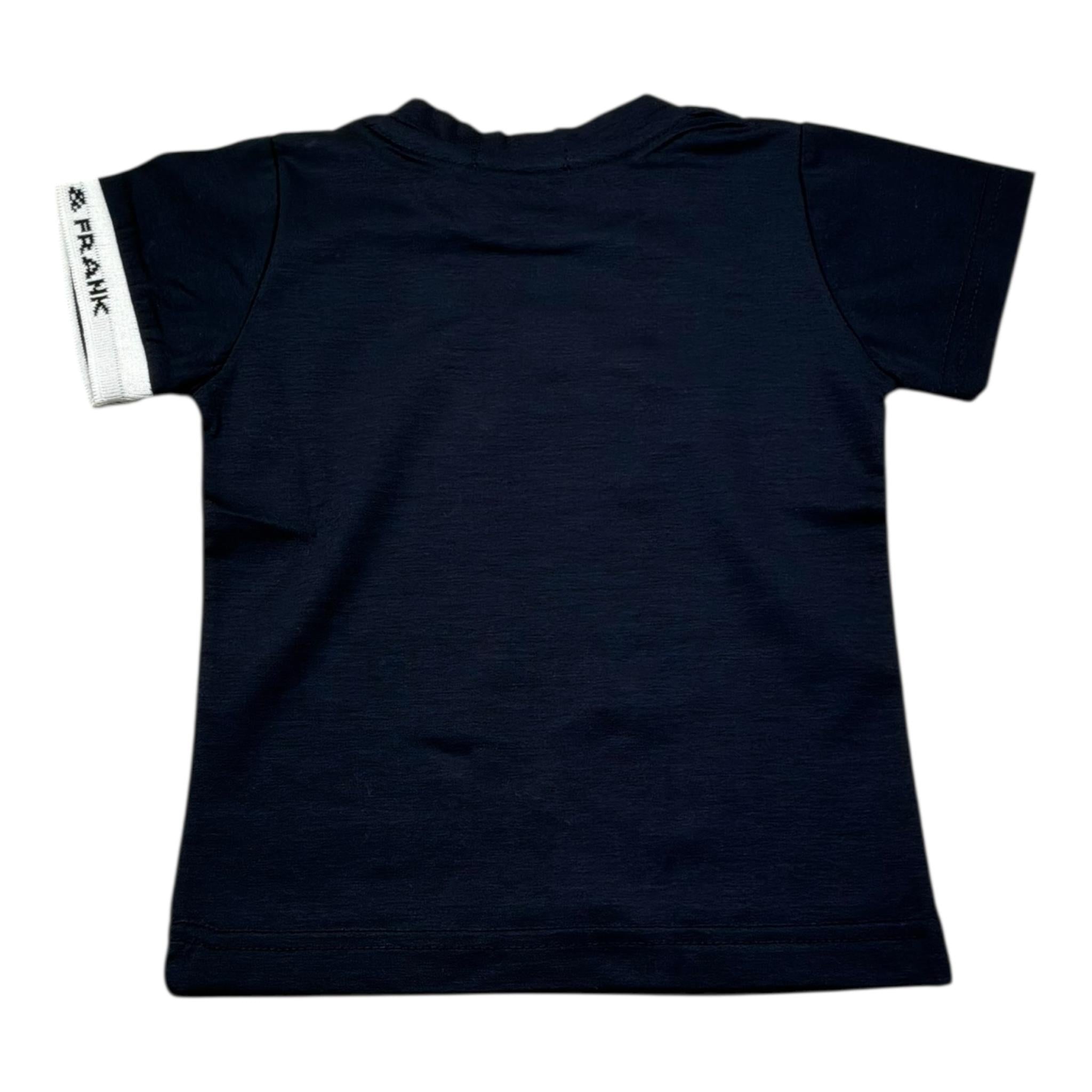 Manuel & Frank T-Shirt Girocollo Tinta Unita  per Bambino MF7327B BLU MANUEL & FRANK 