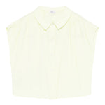 Il Gufo Camicia Mezza Manica Tinta Unita per Bambina P25CC103C6039 VERDE IL GUFO 