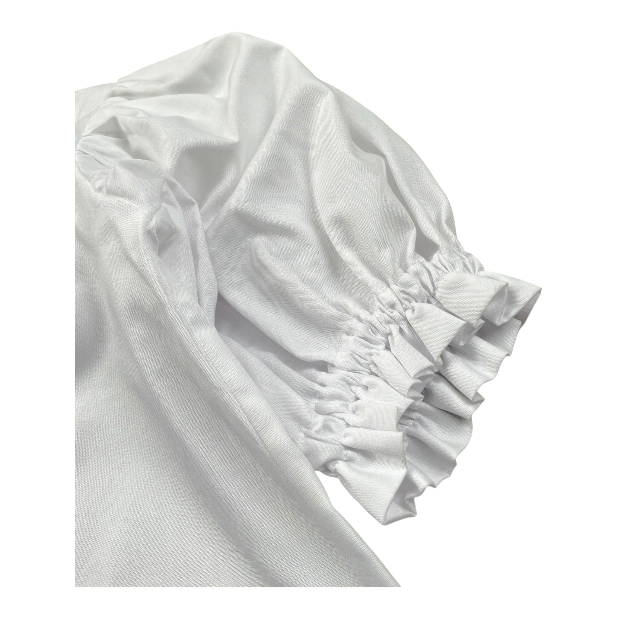 Coco' Et Mama' Camicia Tinta Unita per Neonata LUNA BIANCO COCO' ET MAMA' 