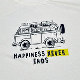 Please T-Shirt Girocollo Tinta Unita con Stampa per Neonato MBA2030B71 BIANCO PLEASE 