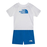 The North Face Completo 2 Pezzi T-Shirt-Bermuda  per Bambino NF0A8ANUTL4X BIANCO/COBALTO THE NORTH FACE 