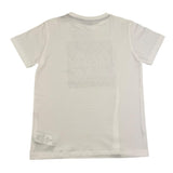 Missoni T-Shirt Girocollo Tinta Unita Con Stampa Bianco Per Bambino