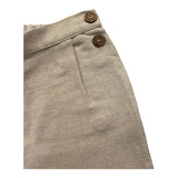 Wedoble Bermuda Tinta Unita Con Elastico In Vita Beige Per Neonato