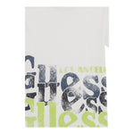 Guess T-Shirt Girocollo Tinta Unita con Stampa per Bambino L5RI12K8HM4 BIANCO GUESS 