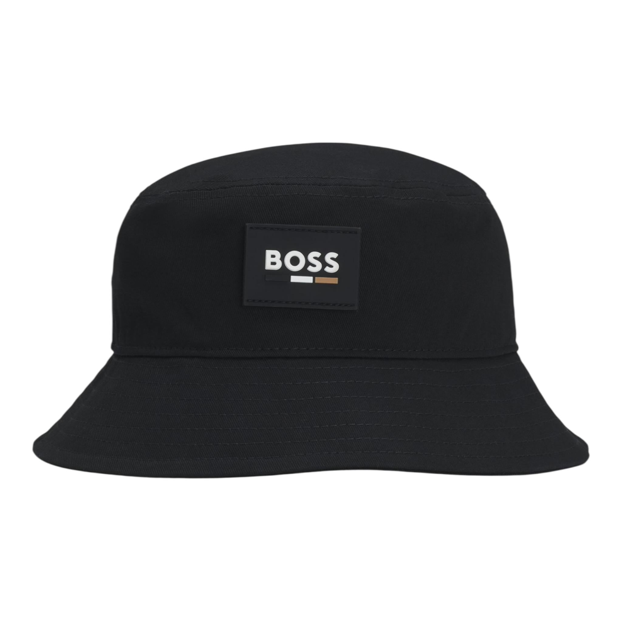 Boss Cappello Modello Pescatore Tinta Unita per Bambino J51690 NERO BOSS 