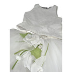 Raffaella Completo Cerimonia 3 Pezzi Camicia-Pantalone-Gonna Tulle per Bambina PONZA BIANCO RAFFAELLA 