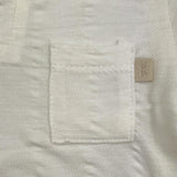 Bamboom+Babies Poloshirt mit Rundhalsausschnitt, einfarbig, cremefarben für Neugeborene