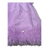 Liu Jo Abito Mezza Manica Tinta Unita con Tulle per Neonata HA5032 GLICINE LIU JO 