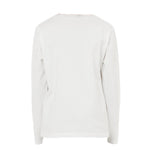 Liu Jo Shirt Girocollo Tinta Unita con Logo per Bambina GF4158 BIANCO LIU JO 