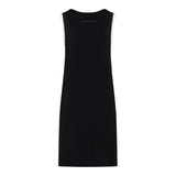 Maison Margiela Langes Kleid Einfarbig Armloch Mit Print Schwarz Für Mädchen