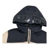 SUNS  giubbino bicolore con zip e cappuccio Nero/beige per Bambino GBS5305UX NERO/BEIGE SUNS 