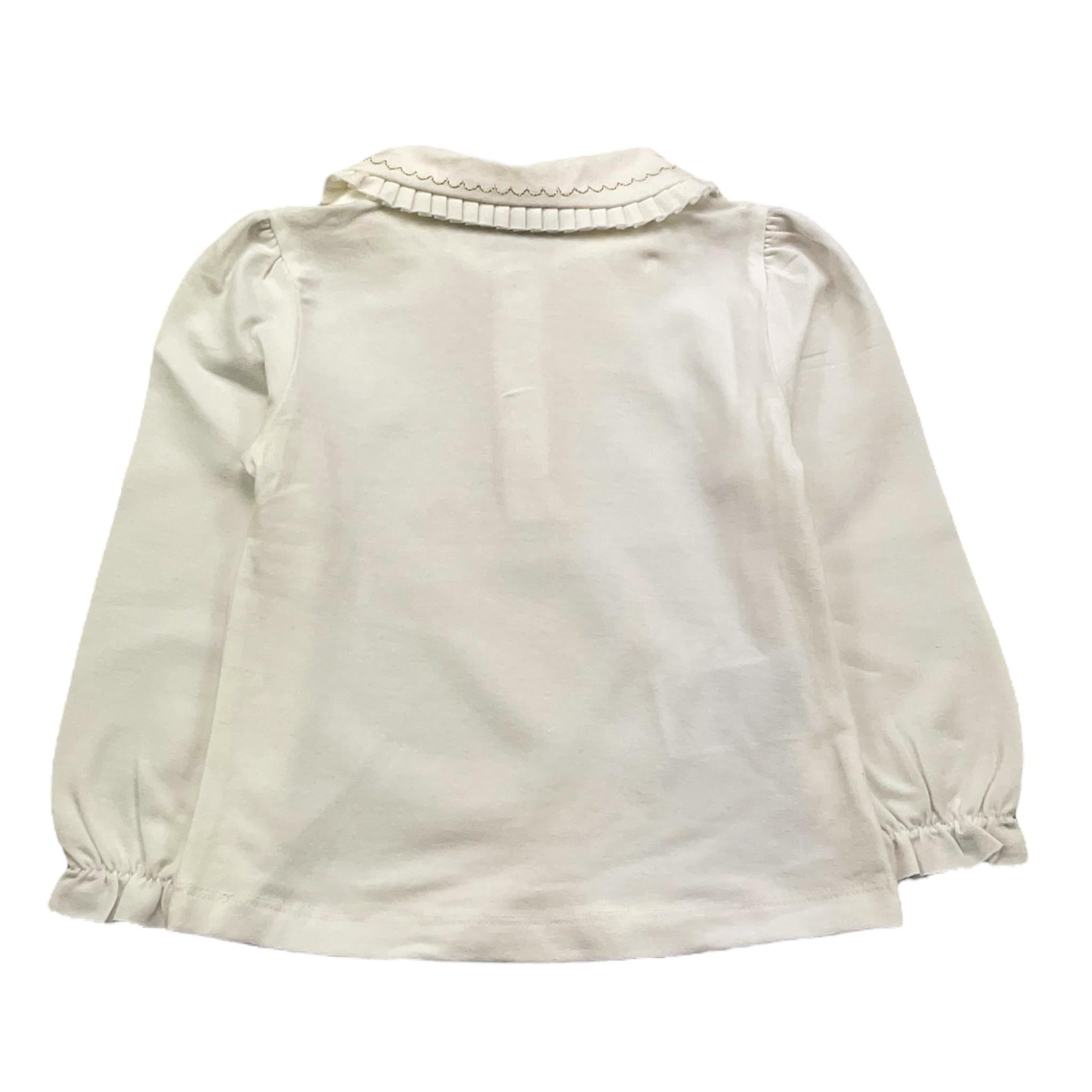 MAYORAL shirt tinta unita cn colletto Panna per Neonata 104 PANNA MAYORAL 