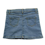 Just Cavalli Gonna In Denim Tinta Unita con Stampa per Neonata JIP26106GO BLU JUST CAVALLI 