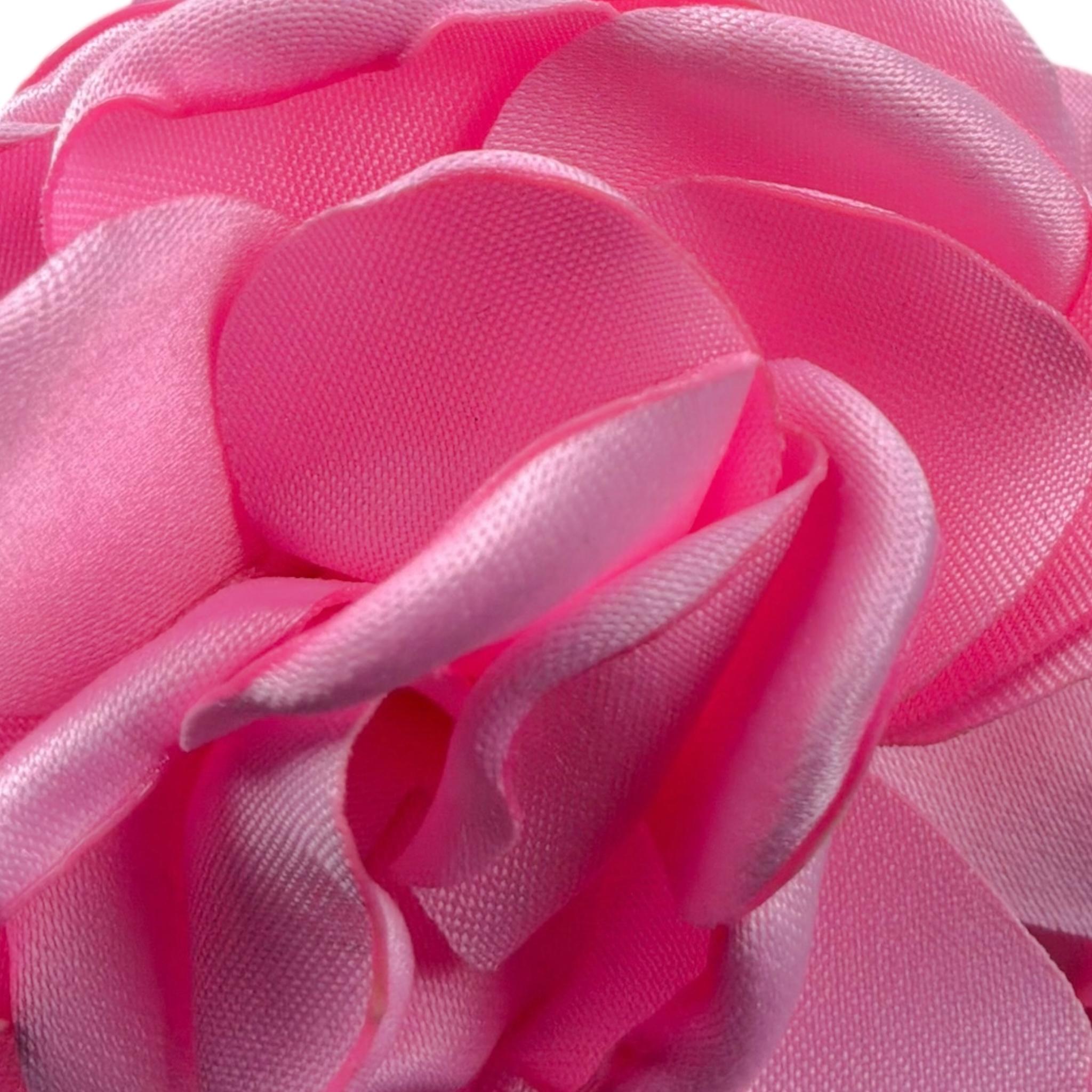 Liu Jo Cerchietto Tinta Unita con Applicazione Fiore per Bambina KA5126 ROSA LIU JO 