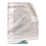 Babidu Completo 2 Pezzi Camicia-Culotte Bianco/Verde Per Neonata