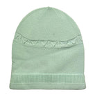 WEDOBLE cappello tinta unita con ricami Verde acqua per Neonata V2004307A VERDE ACQUA WEDOBLE 