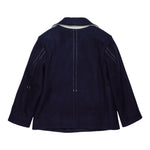 N°21 cappotto tinta unita doppiopetto Blu per Bambino N21939 BLU N°21 