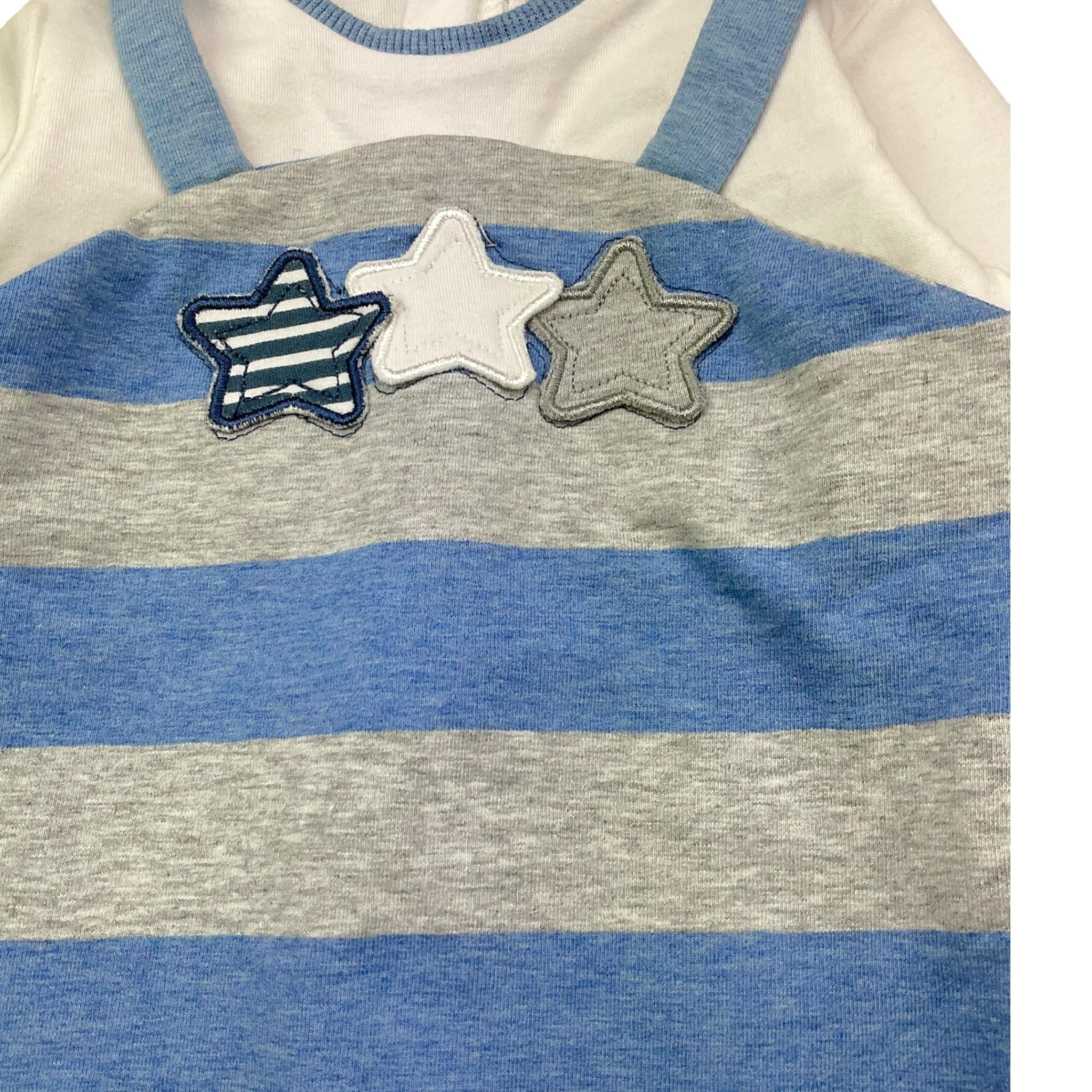 MAYORAL tutina tinta unita con fantasia a righe Bianco per Neonato 2675 BIANCO MAYORAL 