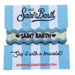 Saint Barth Bracciale Bicolore con Brillantini per Bambina 01104L PANNA SAINT BARTH 