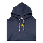 MANUEL RITZ felpa chiusa con cappuccio tinta unita con profili in contrasto Blu per Bambino MR2748 BLU MANUEL RITZ 