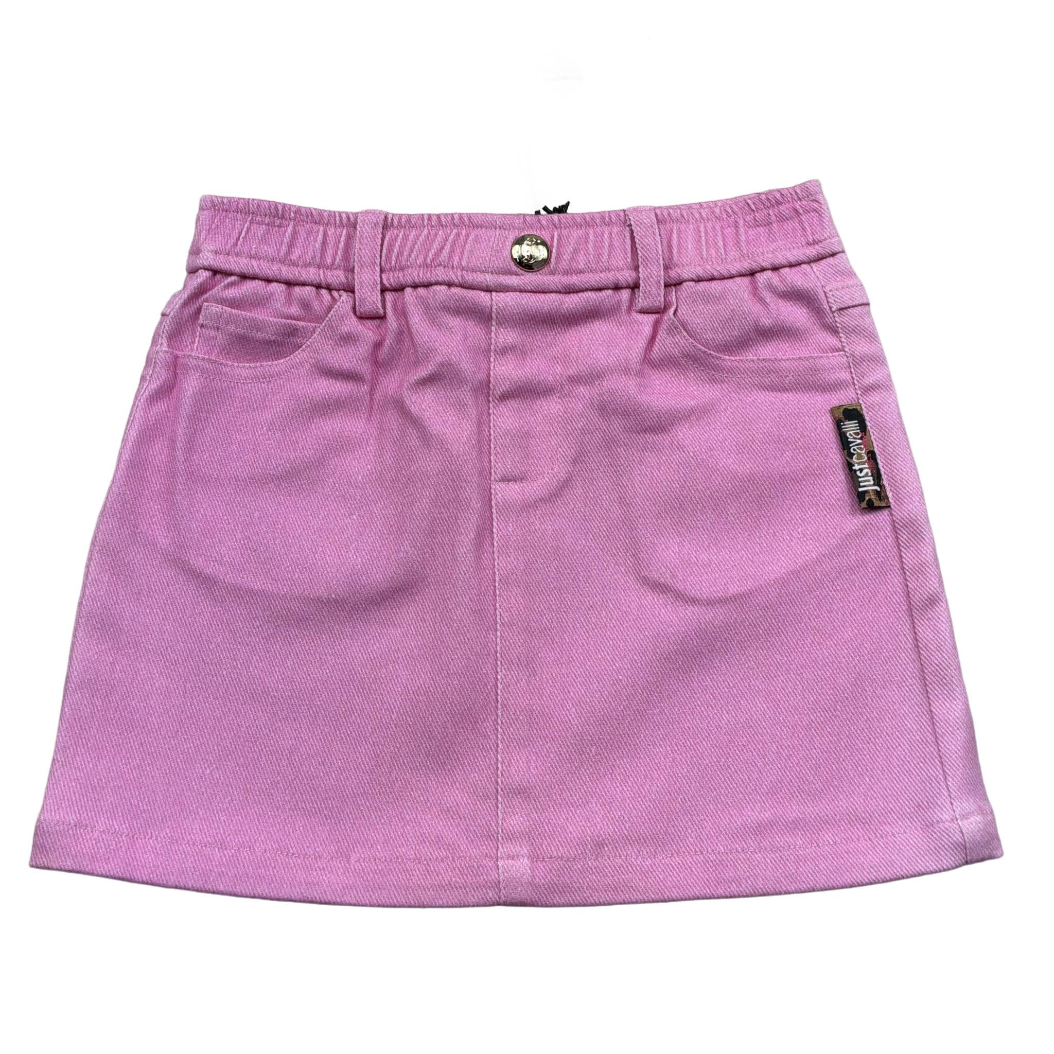 Just Cavalli Gonna Tinta Unita con Elastico In Vita per Neonata JIP26004GO ROSA JUST CAVALLI 