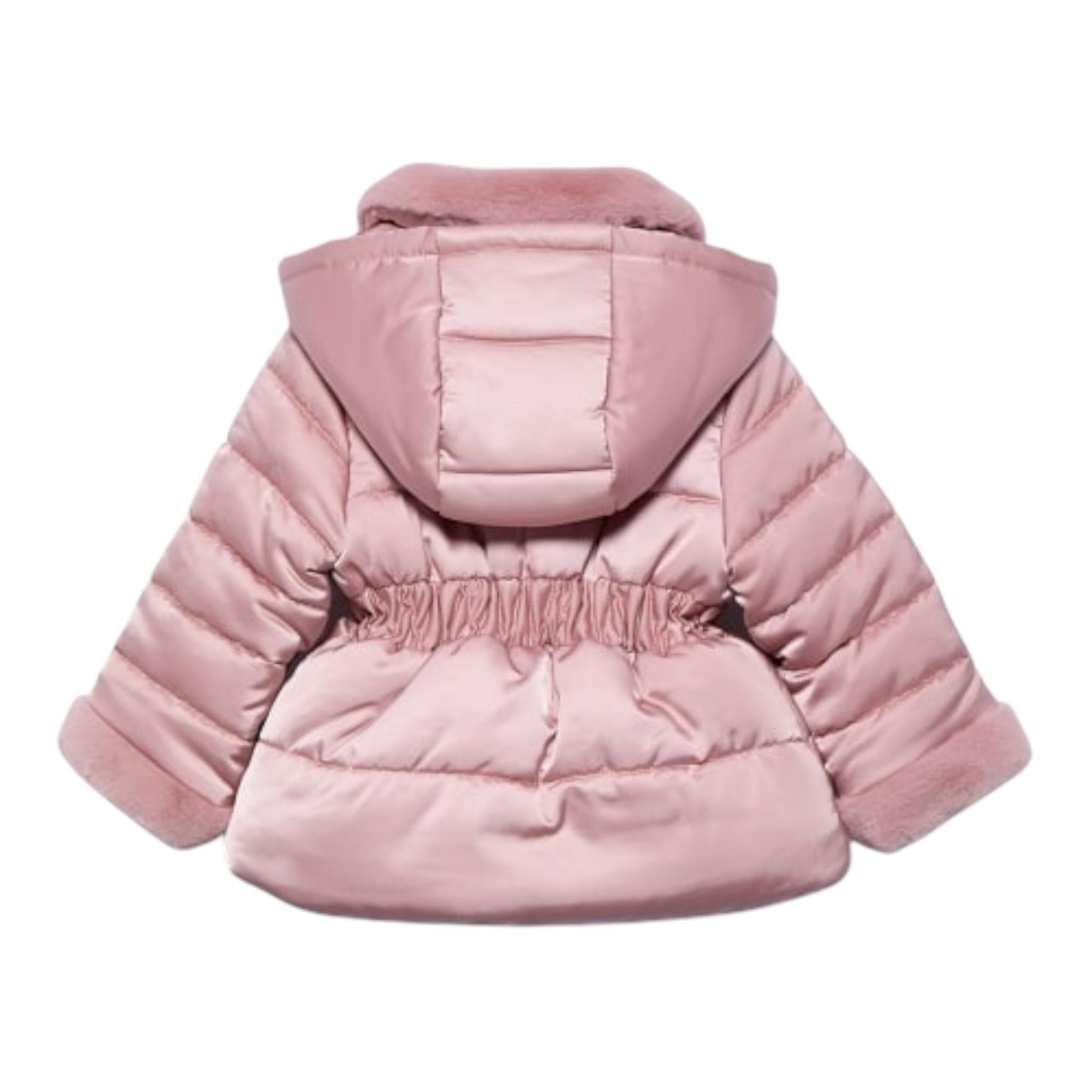 ABEL & LULA giubbino tinta unita con zip e cappuccio Rosa per Neonata 5818X ROSA ABEL & LULA 