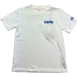 Saint Barth T-Shirt Girocollo Tinta Unita con Stampa per Bambino PORTLAND BIANCO SAINT BARTH 