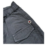 Please Bermida Tinta Unita con Elastico In Vita per Neonato RE82300B71 NERO PLEASE 