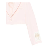 Elisabetta Franchi Giacca Tinta Unita Modello Crop per Bambina EFGCM64 ROSA ELISABETTA FRANCHI 