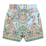 Etro Short Tinta Unita con Stampa per Bambina GW6Q79 AZZURRO ETRO 