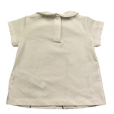 Liu Jo T-Shirt Girocollo Tinta Unita con Stampe per Neonata HA5045 BIANCO LIU JO 