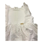 Liu Jo Abito Giromanica Tinta Unita con Tulle per Bambina KA3041J BIANCO LIU JO 