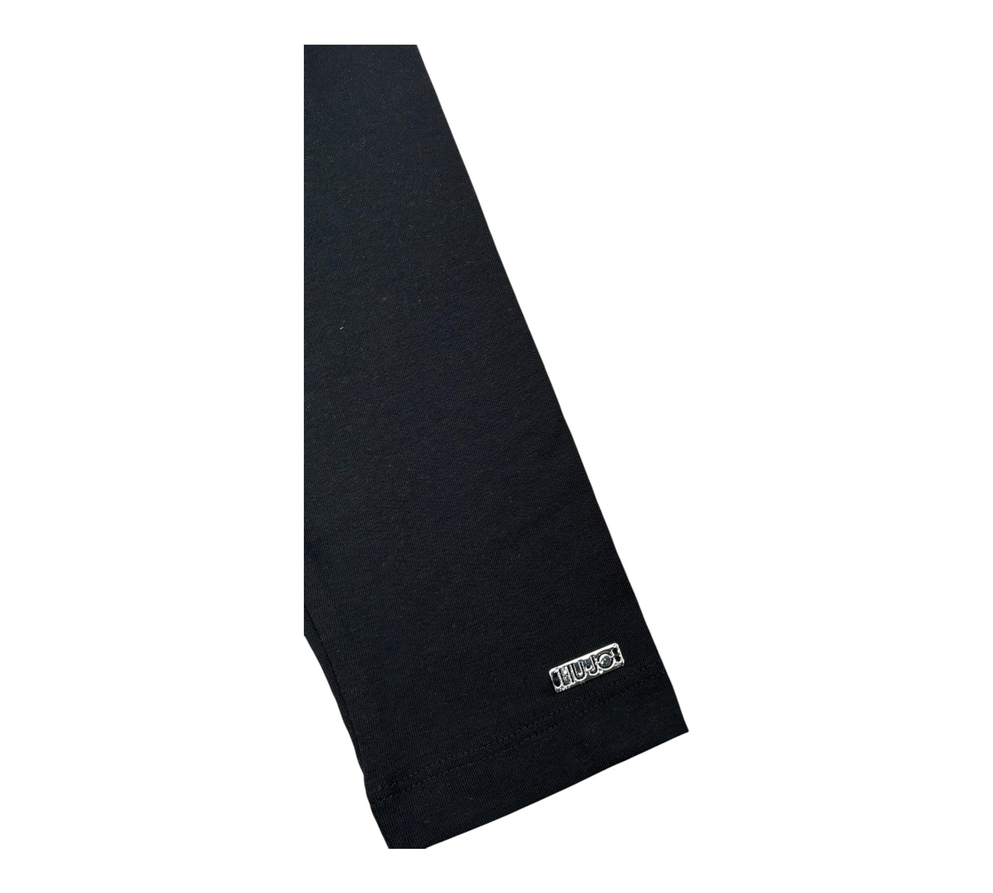 Liu Jo Leggins Tinta Unita con Logo per Neonata KA3200N NERO LIU JO 