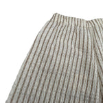 Per Te Pantalone Modello Palazzo Fantasia A Righe Bianco/Beige per Neonata 34257 BIANCO/BEIGE PER TE 
