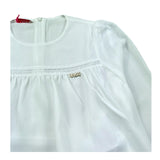 Liu Jo Camicia Manica Lunga Tinta Unita per Bambina GF3198 BIANCO LIU JO 