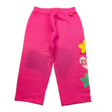 BillIEBLUSH pantalone tinta unita con stampa Rosa fluo per Neonata U20530N ROSA FLUO BillIEBLUSH 
