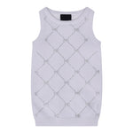 Marc Ellis Abito Tinta Unita Giromanica con Brillantini per Bambina JMNDR01443J BIANCO MARC ELLIS 