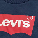 LEVI'S felpa chiusa girocollo tinta unita con stampa logo Blu per Neonato 8E9079XN BLU LEVI'S 