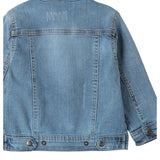 Sarabanda Giubbino In Denim tinta unita Azzurro per Bambina 0B028 AZZURRO SARABANDA 