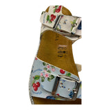 Monnalisa Sandalo Bicolore Stampa Fantasia per Bambina 9952 BIANCO/AZZURRO MONNALISA 