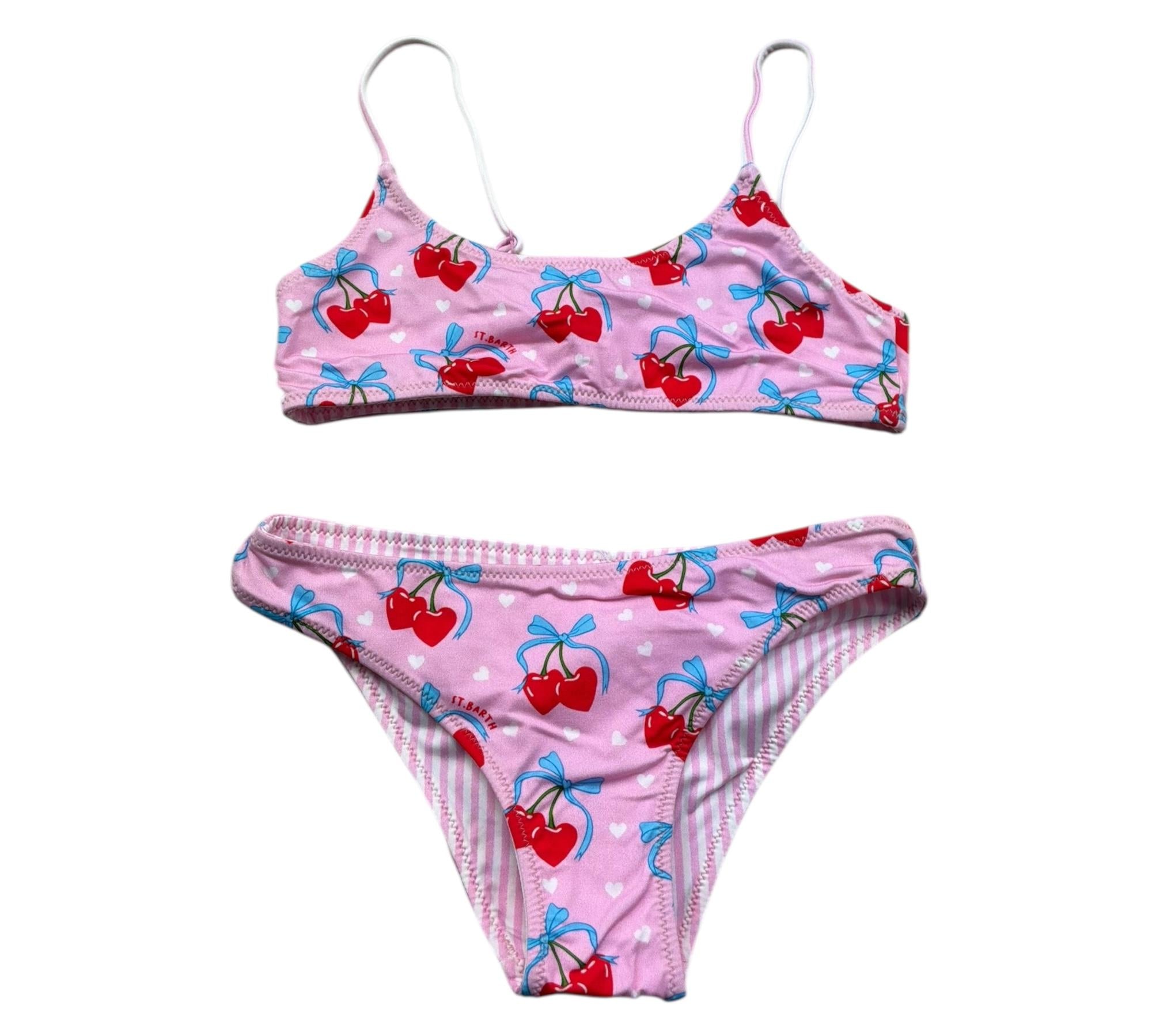 Saint Barth Costume 2 Pezzi Fascia-Mutandina per Bambina CHERRY ROSA SAINT BARTH 