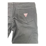 Guess Pantalone Tinta Unita Con Girovita Regolabile Nero Per Bambina