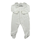 Le Bebe Tutina Manica Lunga Tinta Unita per Neonata LBG5761 BIANCO LE BEBE 