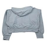 Imperial Felpa con Zip E Cappuccio Tinta Unita per Bambina LK08042G75 AZZURRO IMPERIAL 