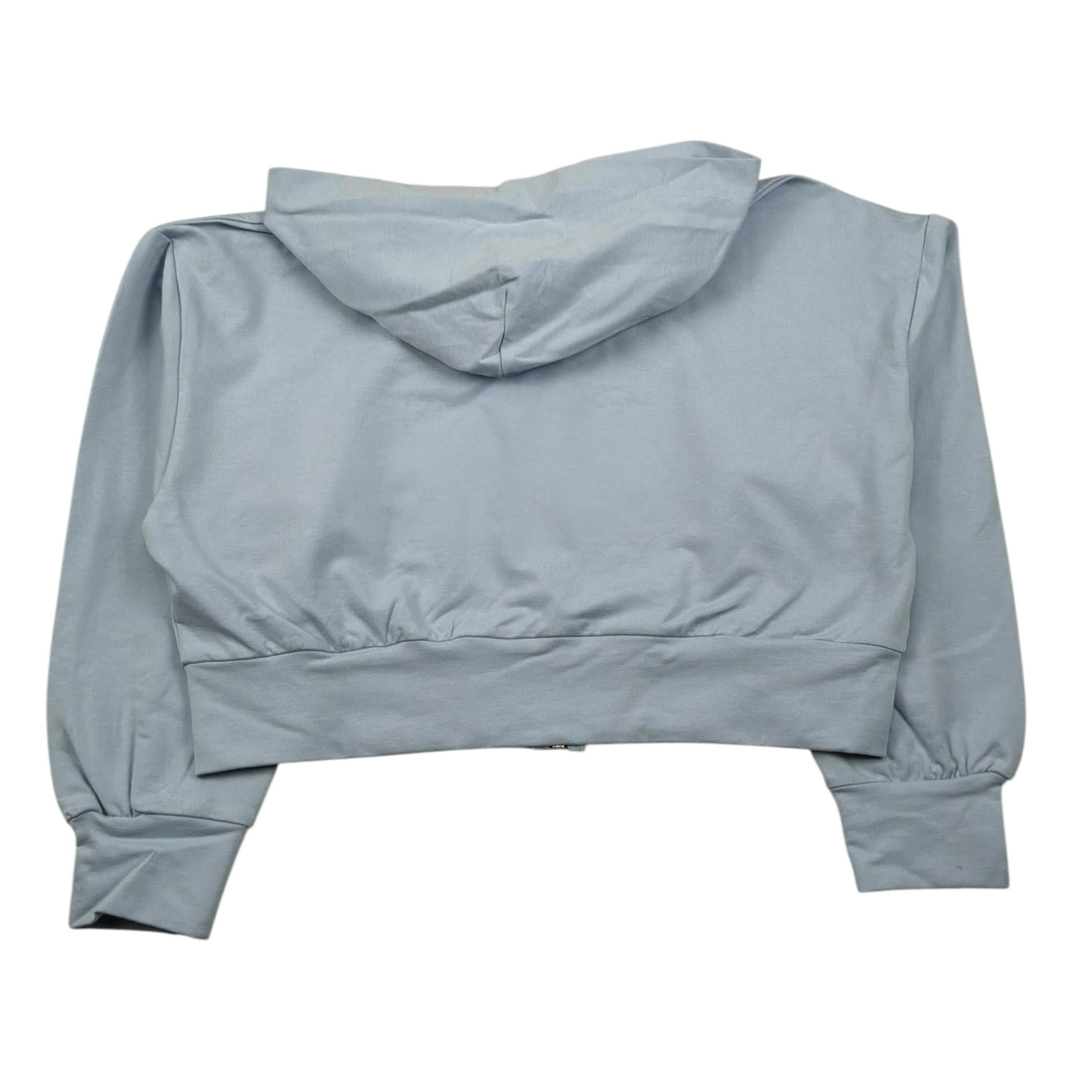 Imperial Felpa con Zip E Cappuccio Tinta Unita per Bambina LK08042G75 AZZURRO IMPERIAL 