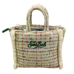 SAINT BARTH borsa tinta unita con logo Panna per Bambina VANITYY PANNA SAINT BARTH 