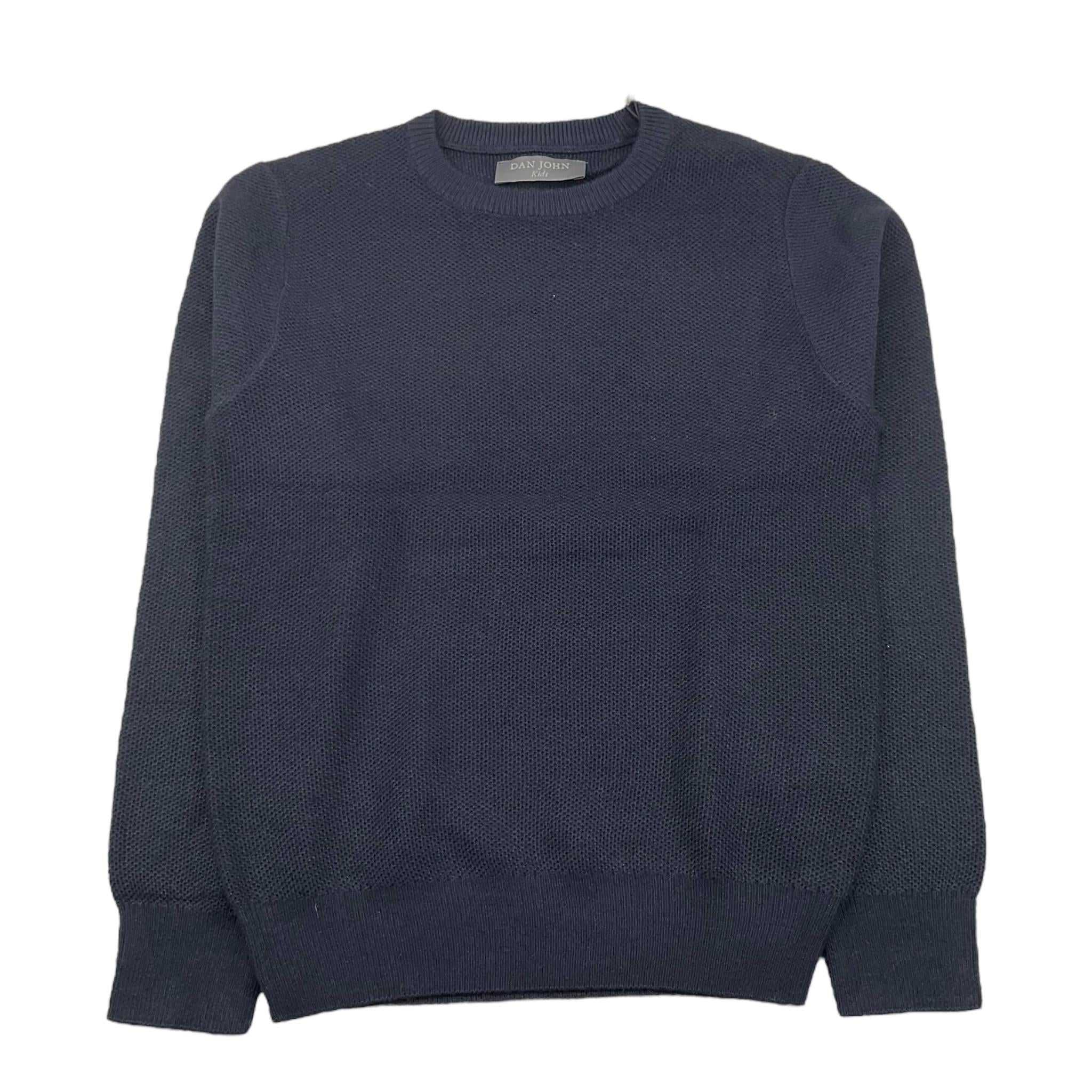 DAN JOHN maglia girocollo tinta unita Blu per Bambino MGD5308J BLU DAN JOHN 